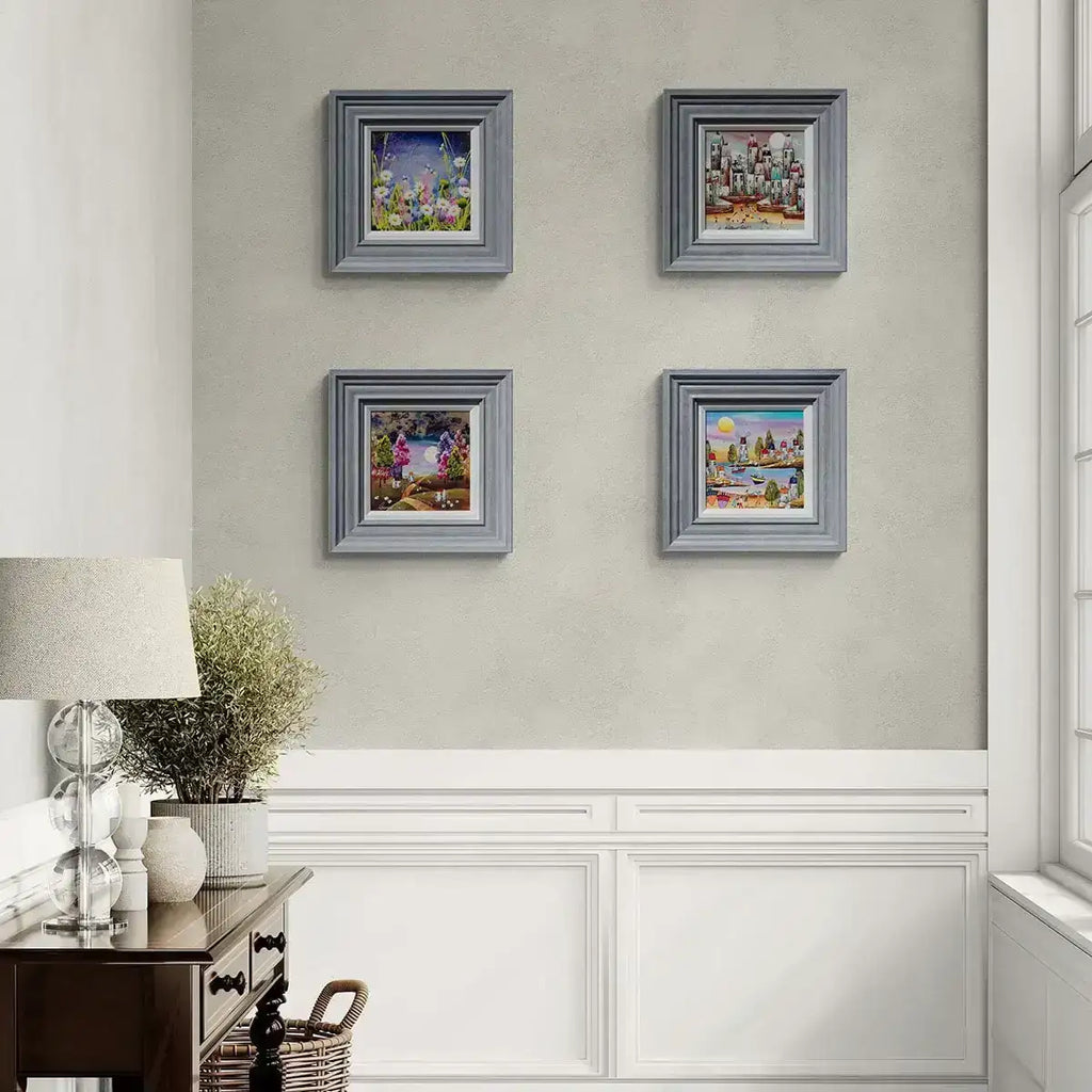 Village Life - Original by artist Rozanne Bell - Wyecliffe Galleries