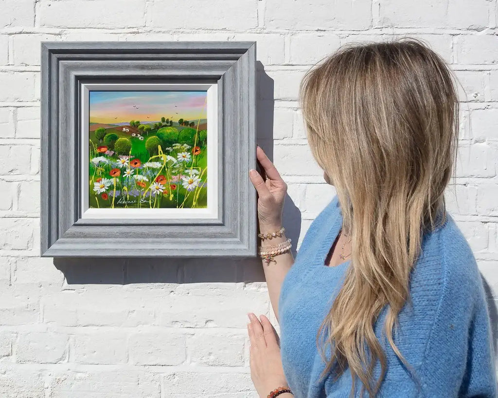 Sunset Hues - Original by artist Rozanne Bell - Wyecliffe Galleries