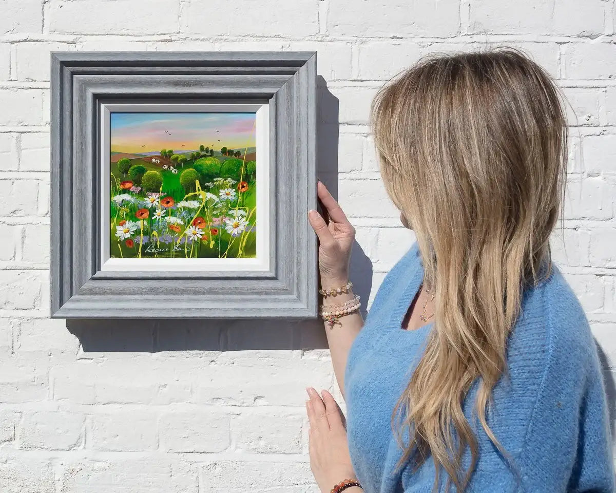 Sunset Hues - Original by artist Rozanne Bell - Wyecliffe Galleries