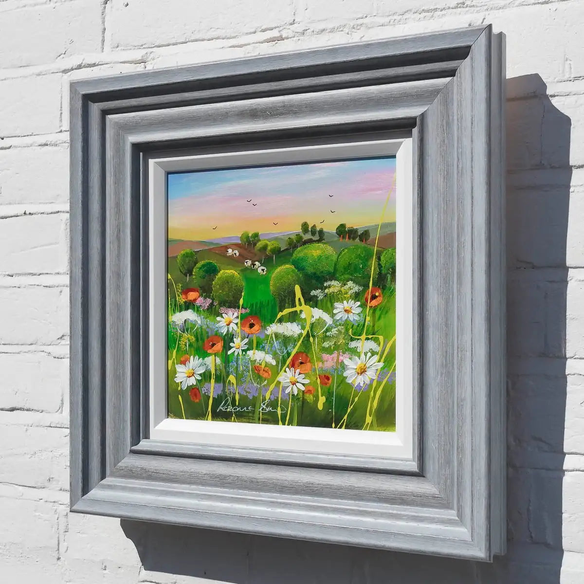 Sunset Hues - Original by artist Rozanne Bell - Wyecliffe Galleries