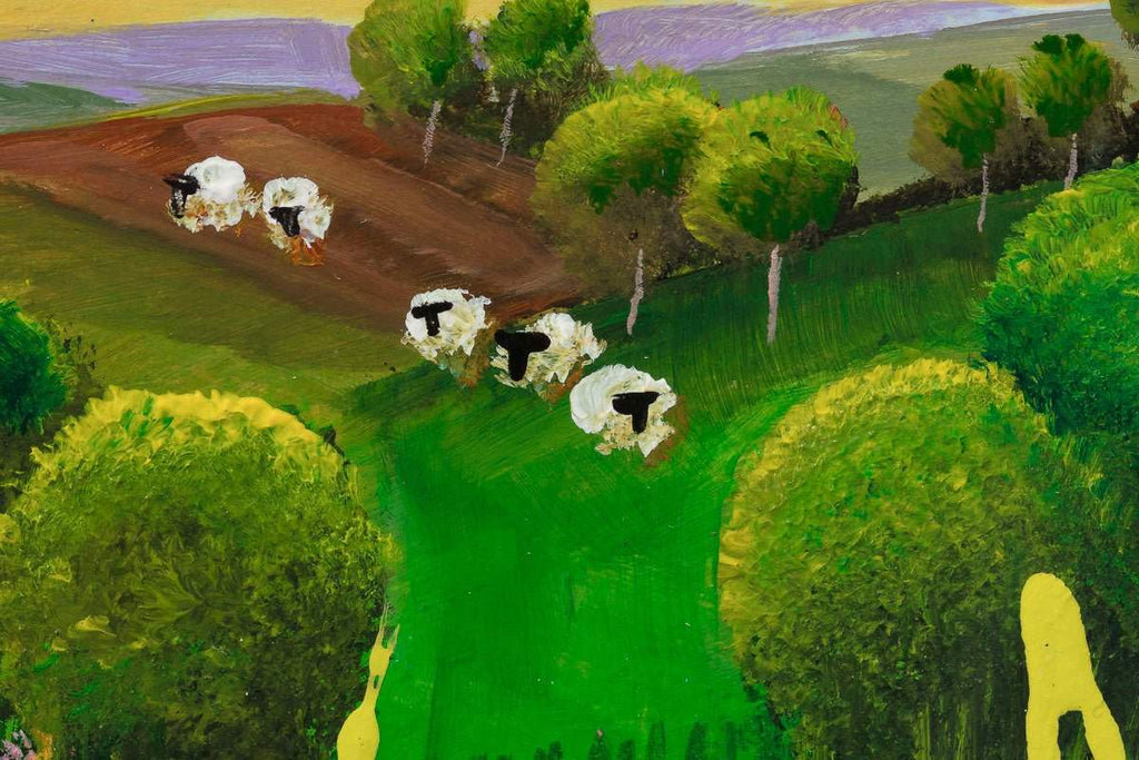 Sunset Hues - Original by artist Rozanne Bell - Wyecliffe Galleries