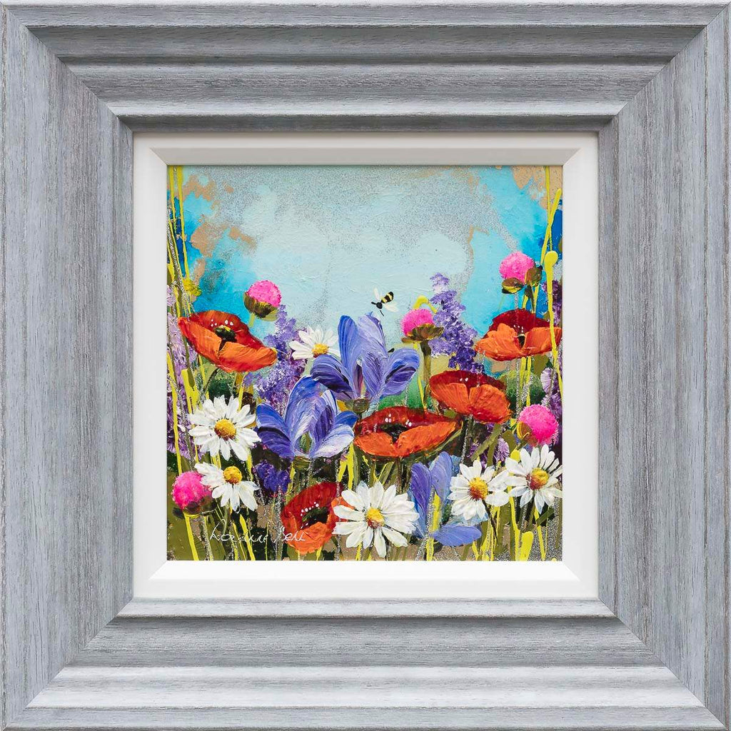 The Hum Of The Bee Is The Voice Of The Meadow - Original by artist Rozanne Bell - Wyecliffe Galleries