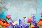 The Hum Of The Bee Is The Voice Of The Meadow - Original by artist Rozanne Bell - Wyecliffe Galleries