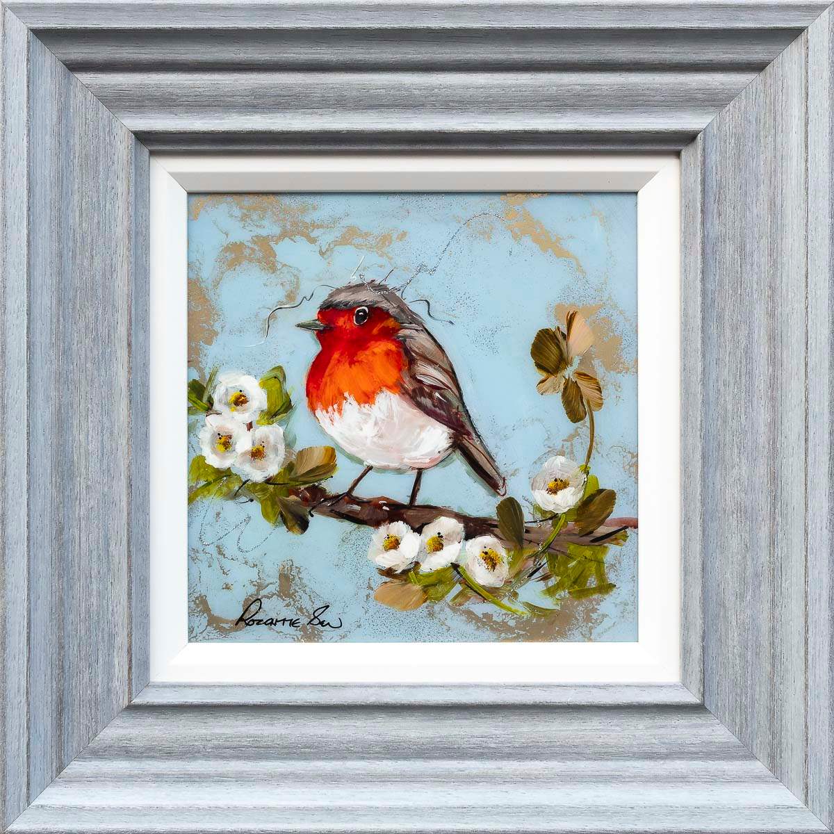 Tony - Original - SOLD by artist Rozanne Bell - Wyecliffe Galleries