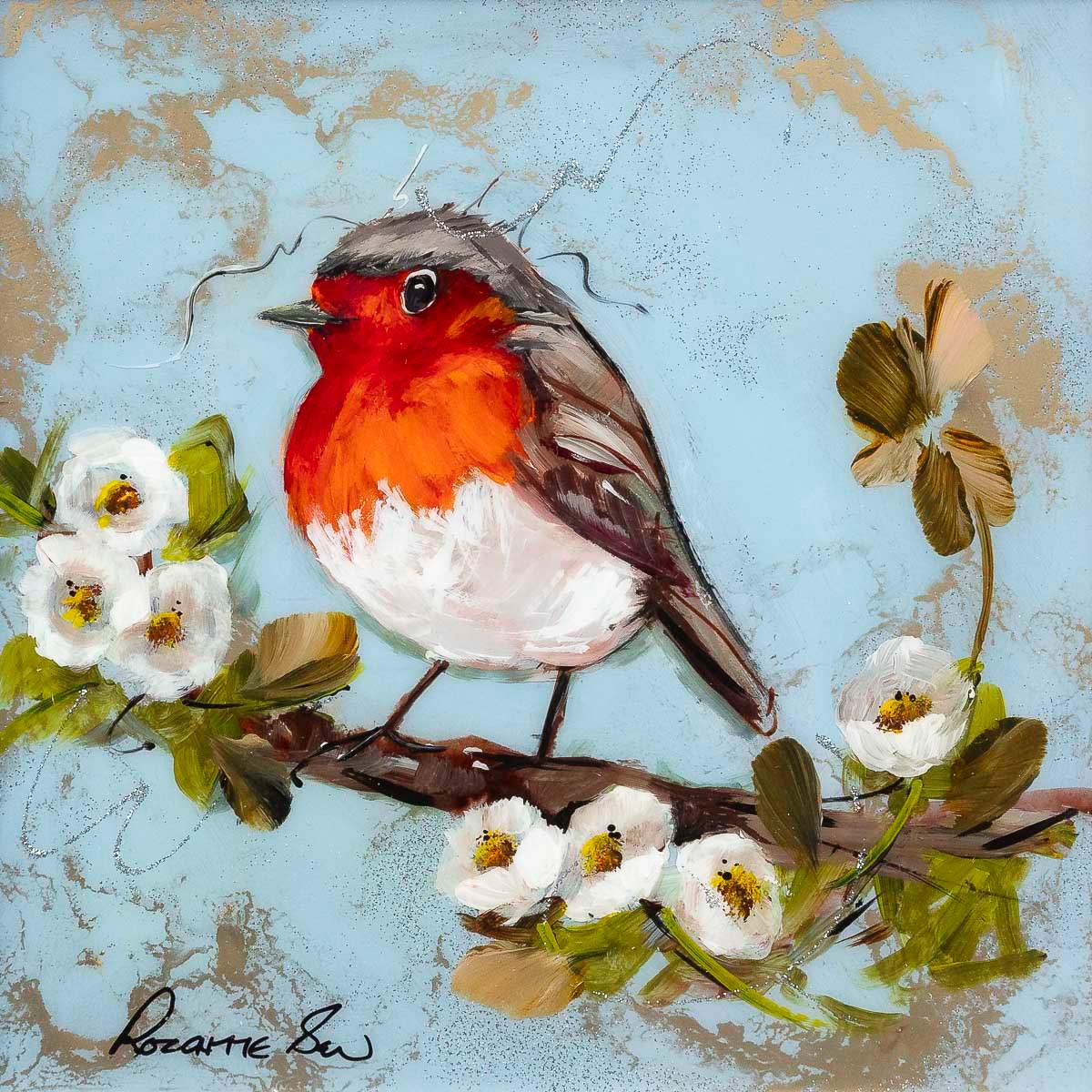 Tony - Original - SOLD by artist Rozanne Bell - Wyecliffe Galleries