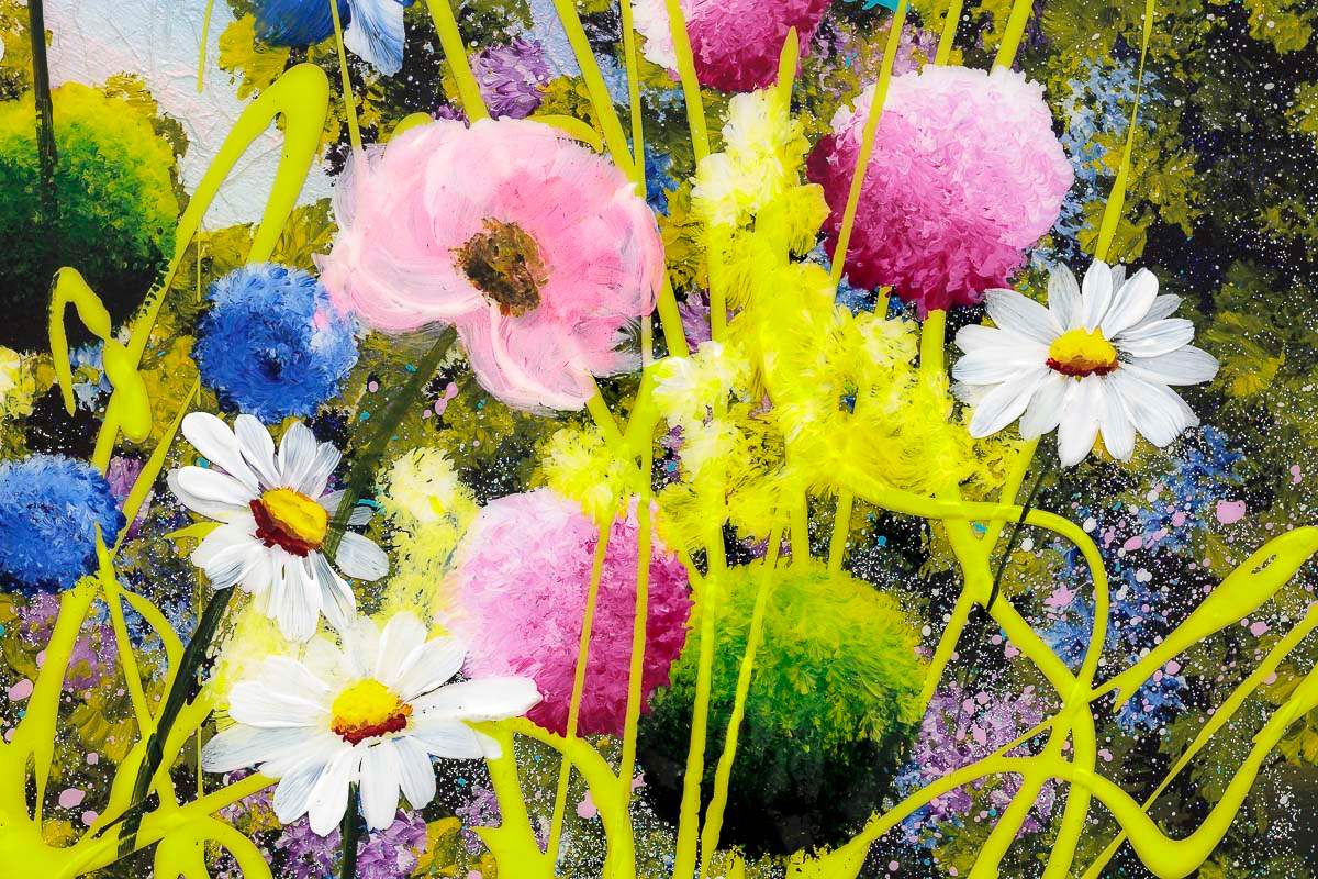 Tranquil Meadow - Original by artist Rozanne Bell - Wyecliffe Galleries