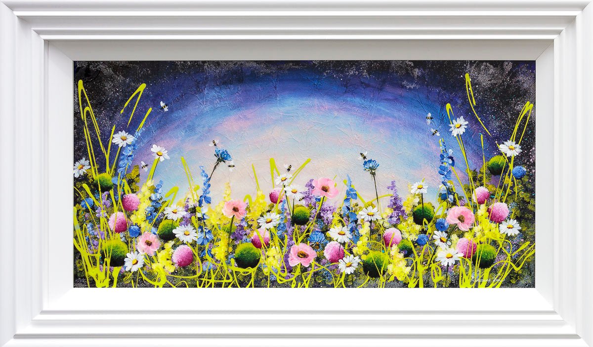 Tranquil Meadow Rozanne Bell Framed