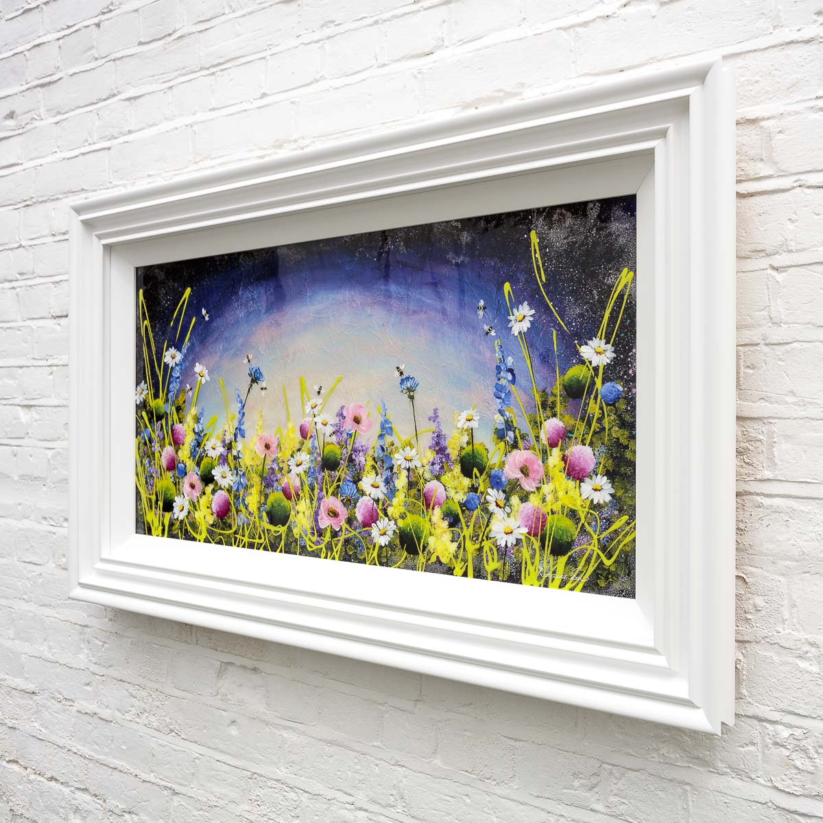Tranquil Meadow Rozanne Bell Framed
