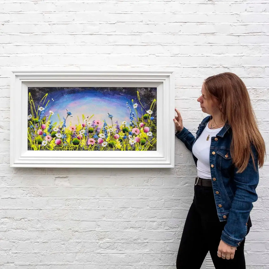 Tranquil Meadow - Original by artist Rozanne Bell - Wyecliffe Galleries