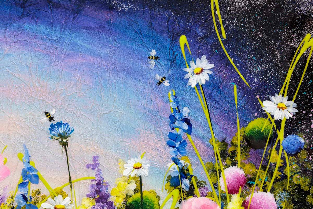 Tranquil Meadow - Original by artist Rozanne Bell - Wyecliffe Galleries