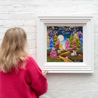 Trees Of Colour - Original - SOLD by artist Rozanne Bell - Wyecliffe Galleries