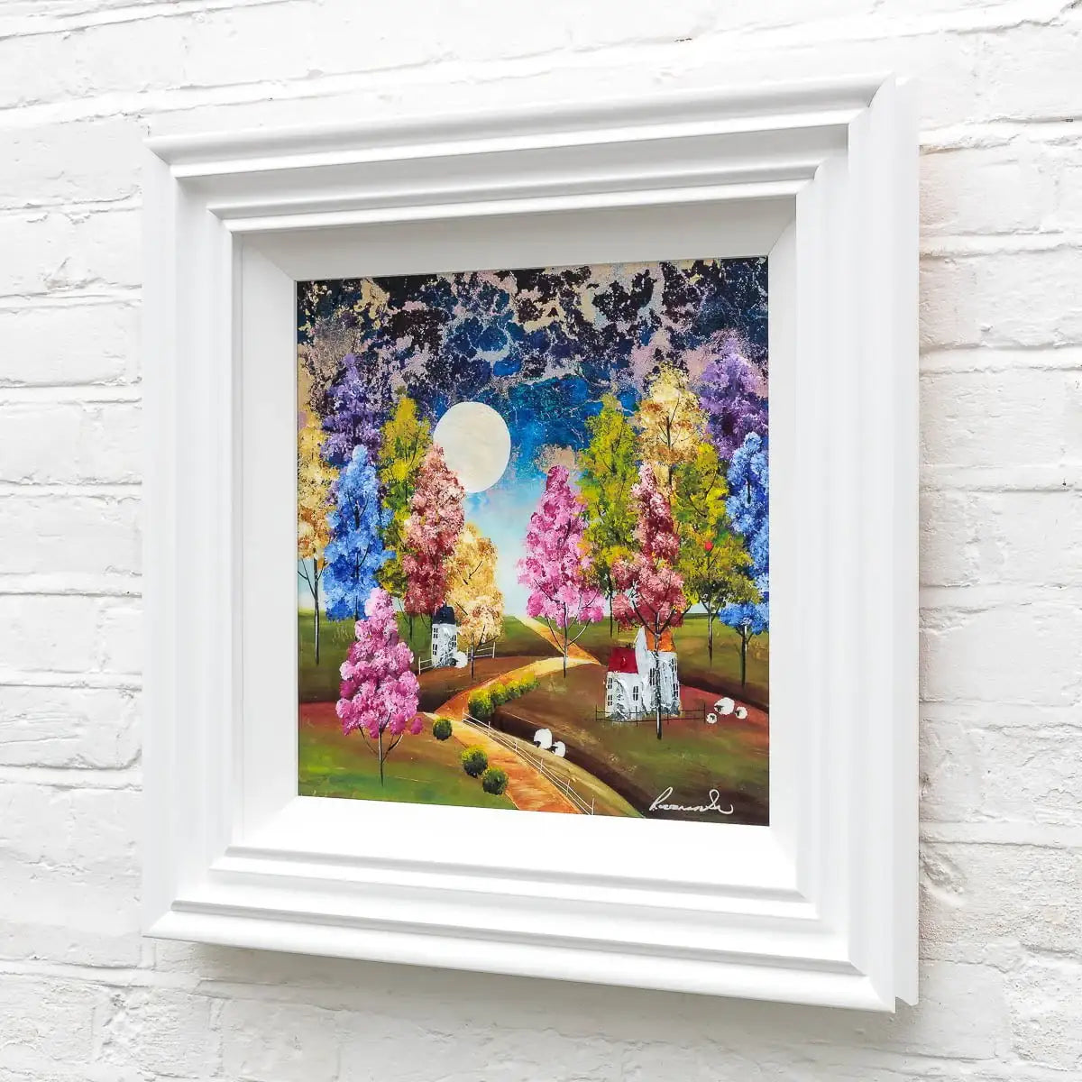 Trees Of Colour - Original - SOLD by artist Rozanne Bell - Wyecliffe Galleries