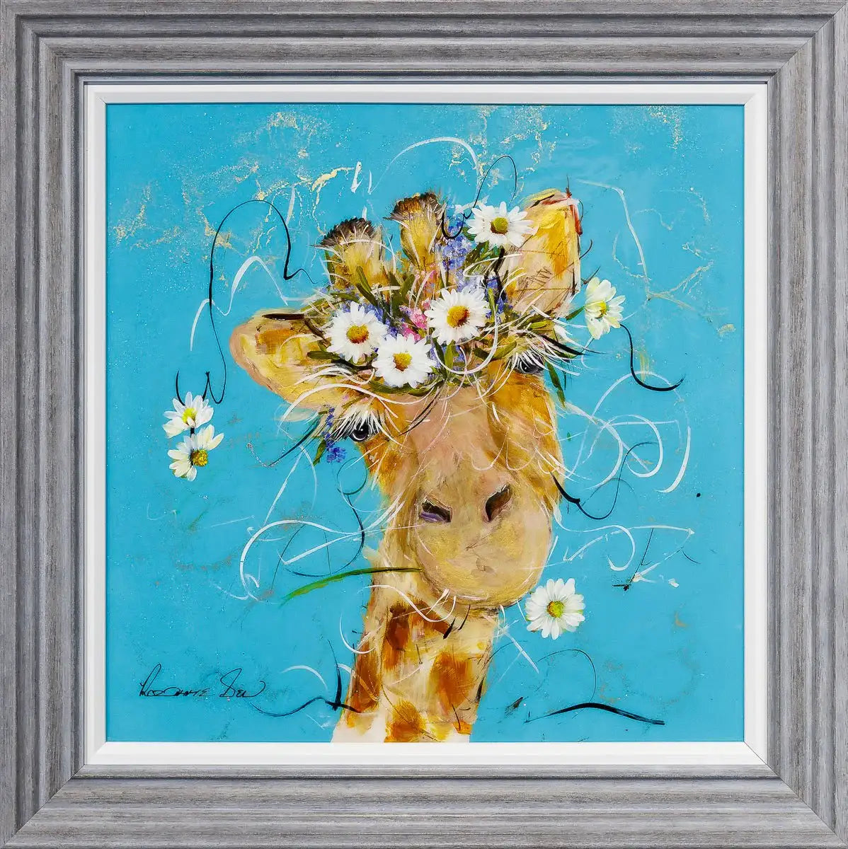 Twiza - Original - SOLD by artist Rozanne Bell - Wyecliffe Galleries