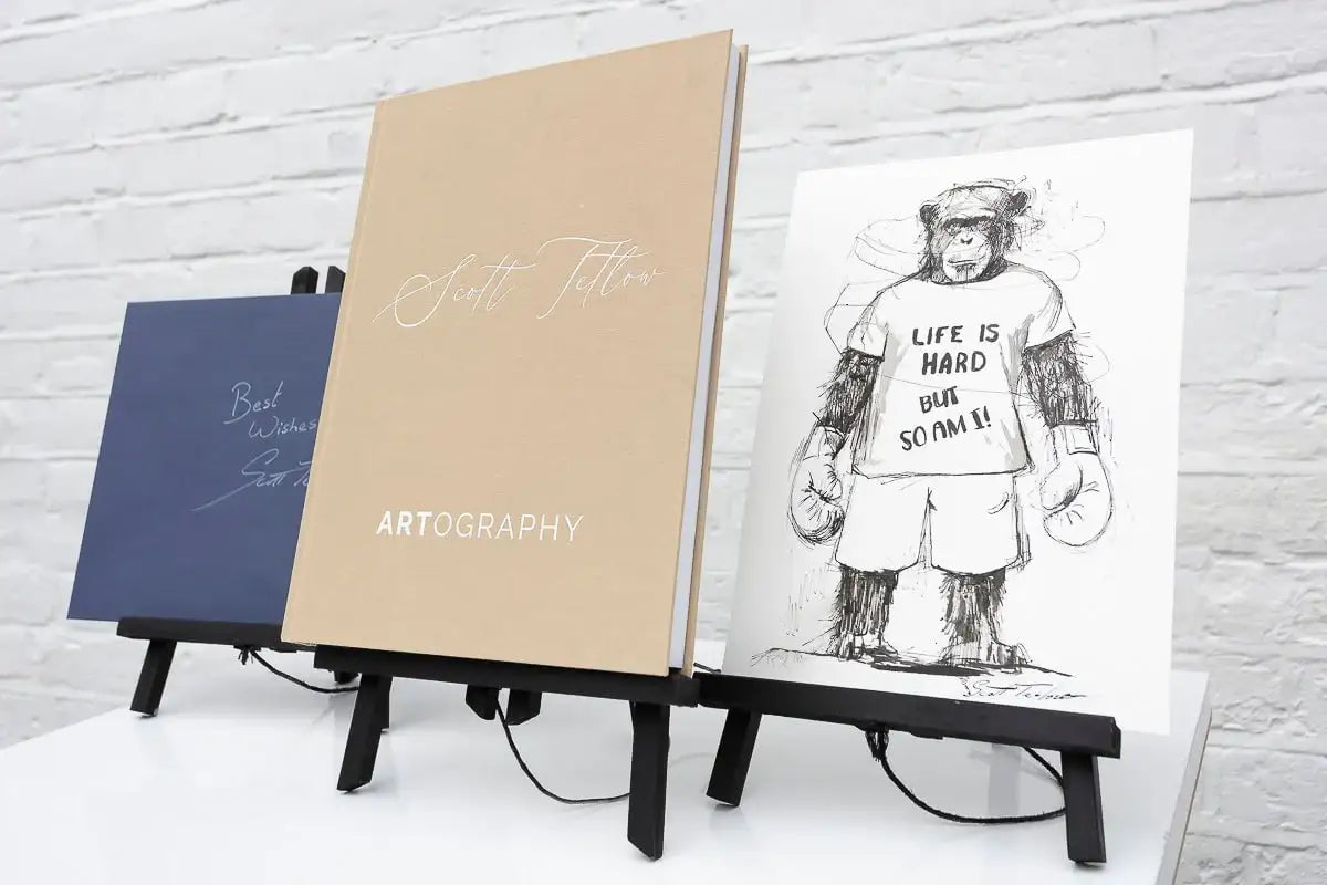 Artography - Deluxe Edition Book by artist Scott Tetlow - Wyecliffe Galleries