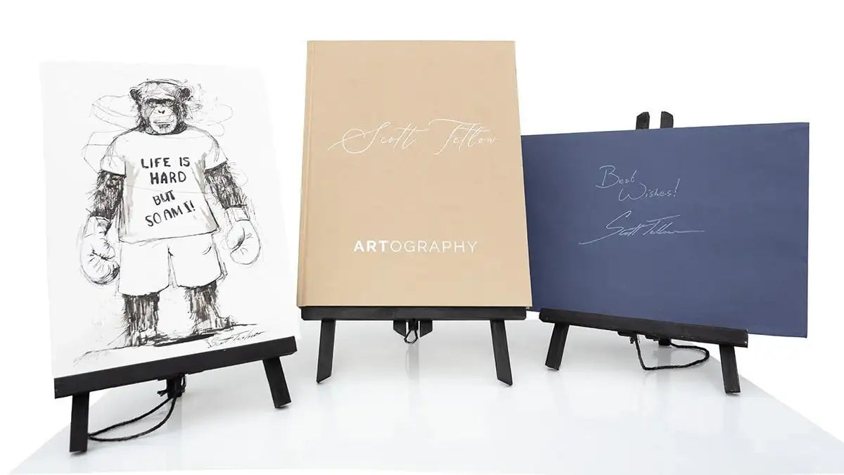Artography - Deluxe Edition Book by artist Scott Tetlow - Wyecliffe Galleries