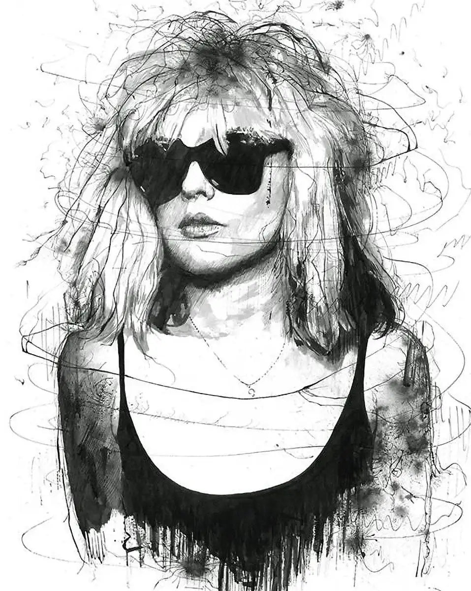 Debbie Harry - Edition by artist Scott Tetlow - Wyecliffe Galleries