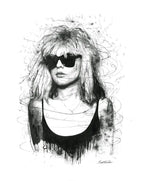 Debbie Harry - Edition by artist Scott Tetlow - Wyecliffe Galleries