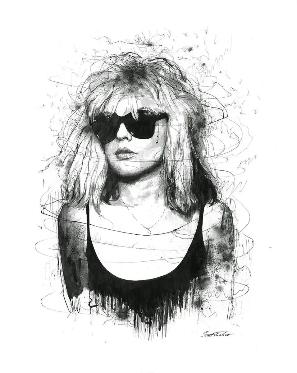 Debbie Harry - Edition by artist Scott Tetlow - Wyecliffe Galleries