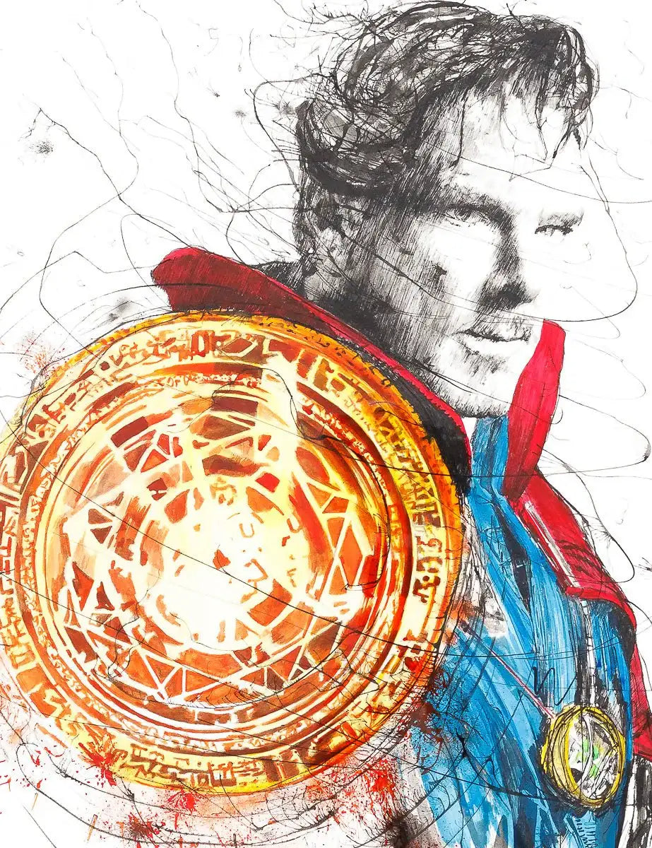 Dr. Strange - Original - SOLD by artist Scott Tetlow - Wyecliffe Galleries