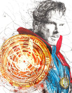 Dr. Strange - Original - SOLD by artist Scott Tetlow - Wyecliffe Galleries