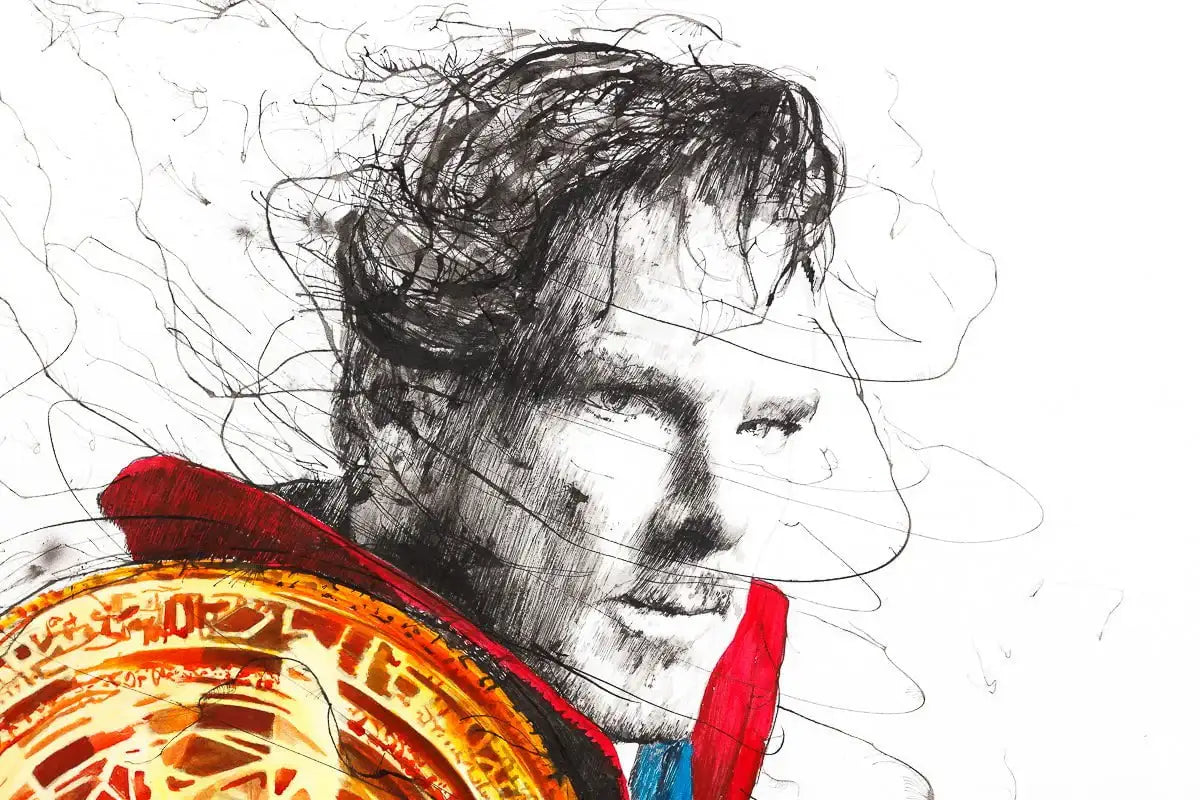 Dr. Strange - Original - SOLD by artist Scott Tetlow - Wyecliffe Galleries