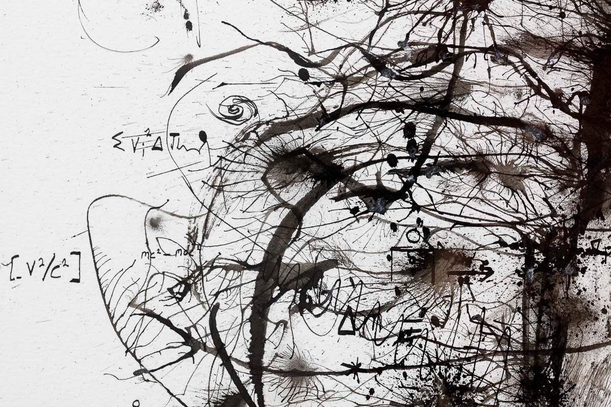 E=MC2 - Original - SOLD by artist Scott Tetlow - Wyecliffe Galleries