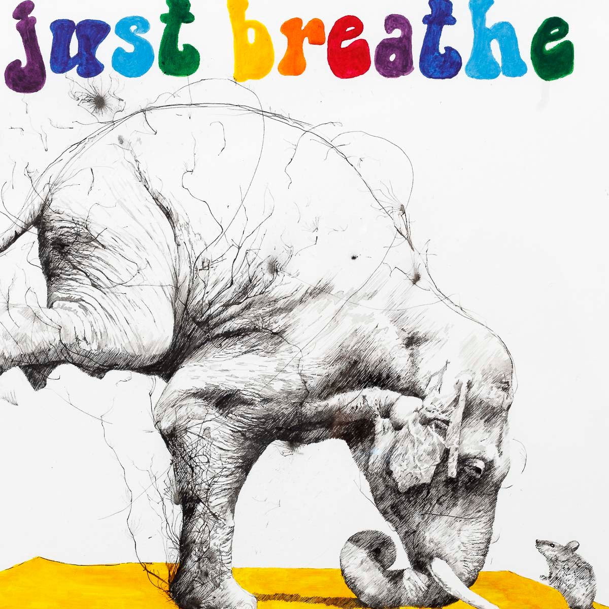 Just Breathe Scott Tetlow Framed