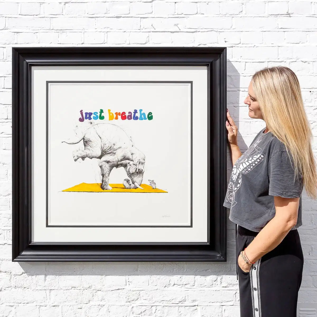 Just Breathe - Original - SOLD by artist Scott Tetlow - Wyecliffe Galleries