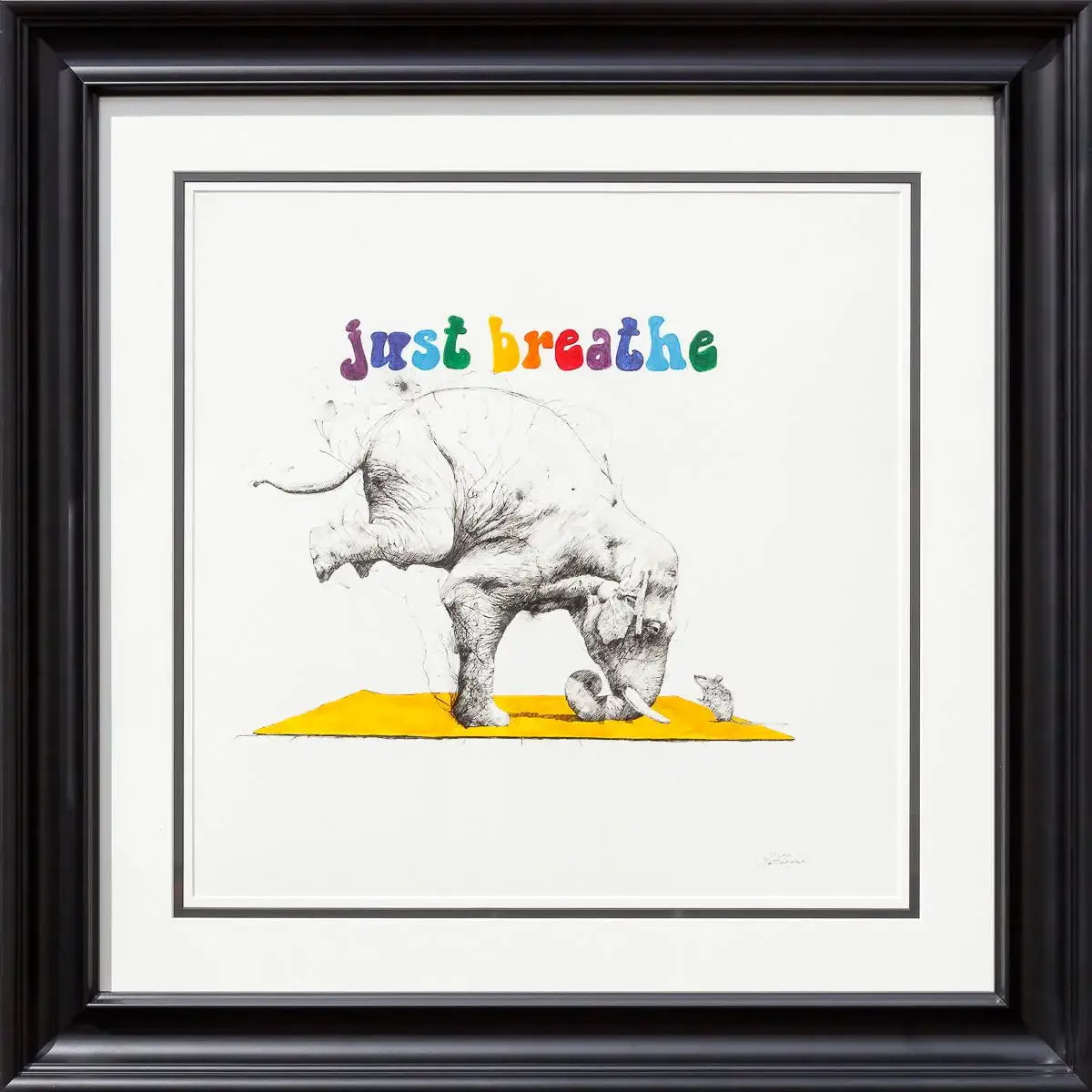 Just Breathe - Original - SOLD by artist Scott Tetlow - Wyecliffe Galleries