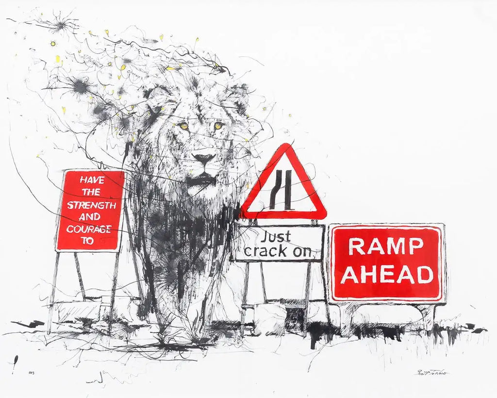 Just Crack On - Edition by artist Scott Tetlow - Wyecliffe Galleries