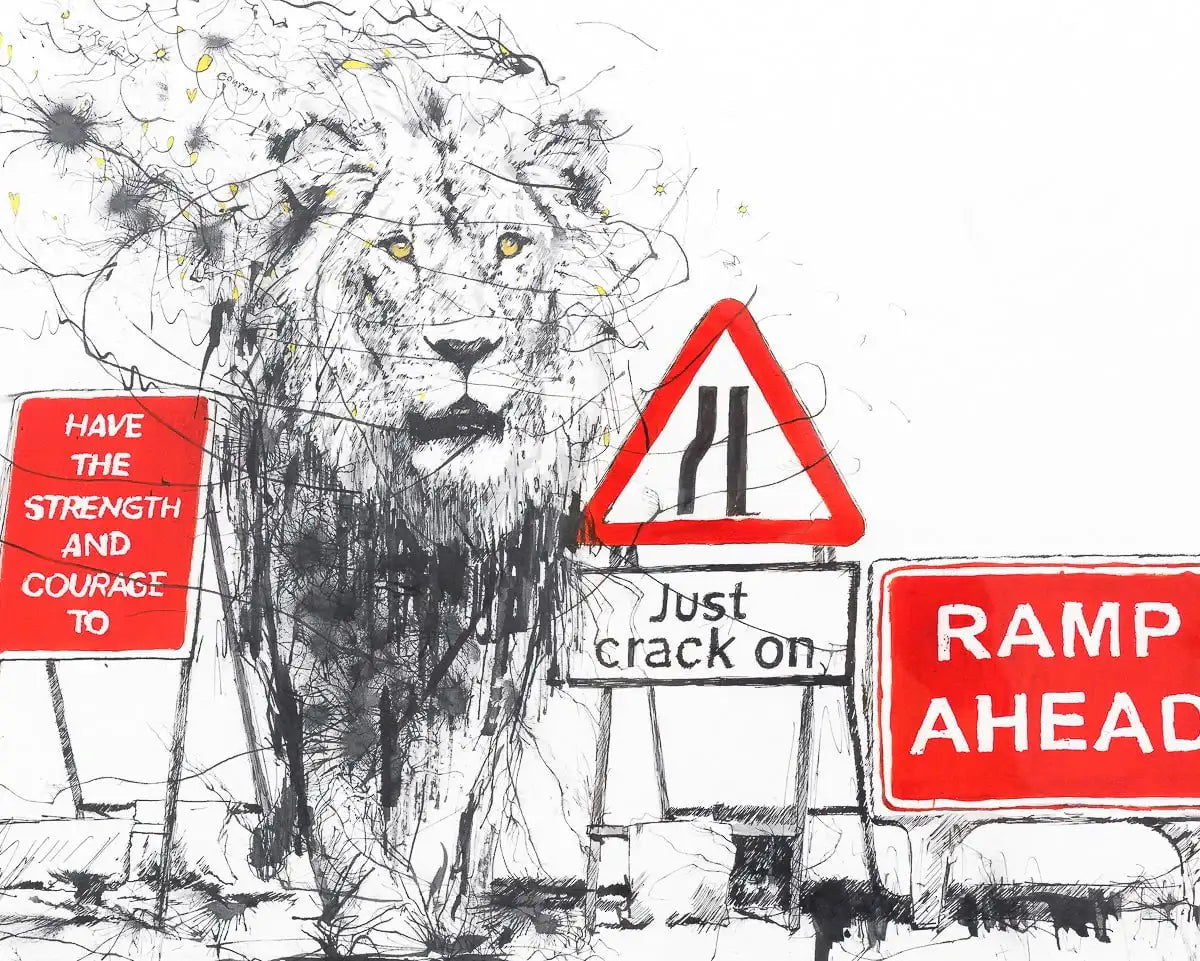 Just Crack On - Edition by artist Scott Tetlow - Wyecliffe Galleries