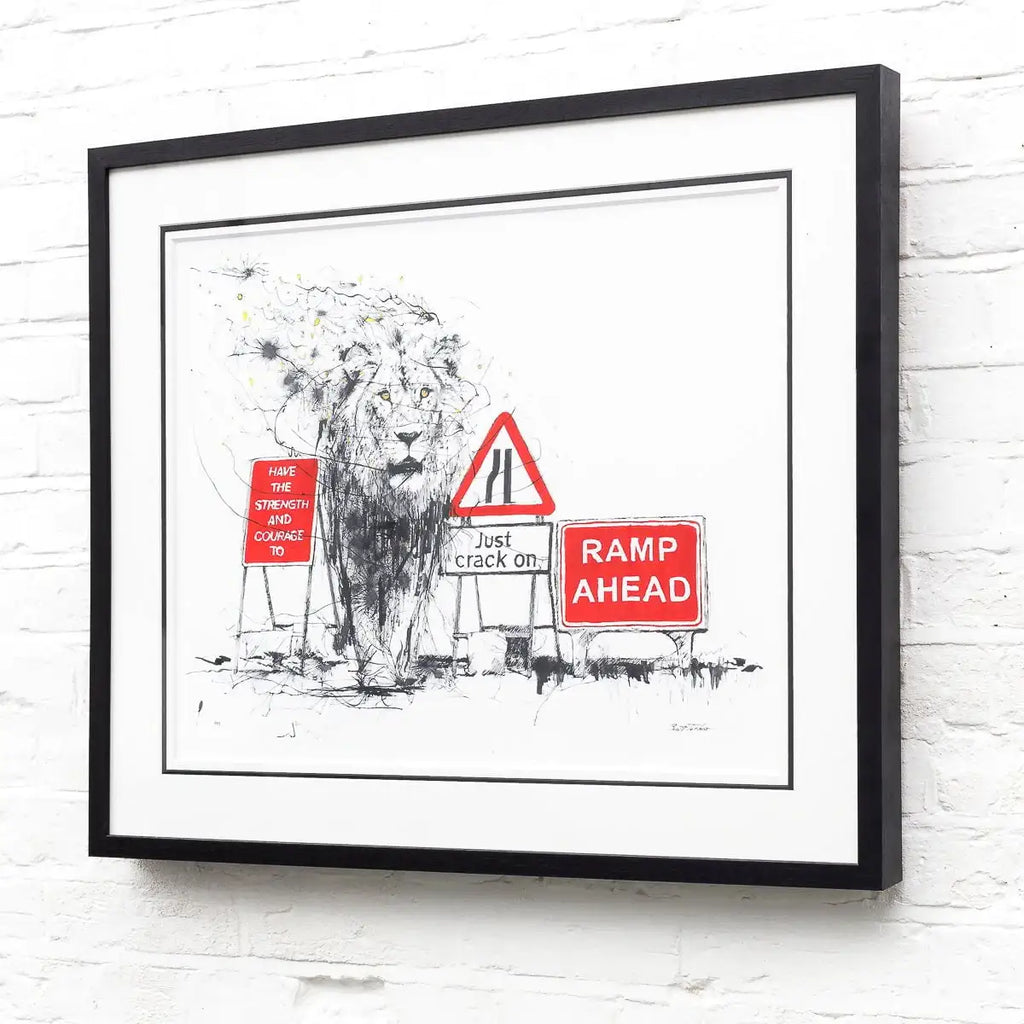 Just Crack On - Edition by artist Scott Tetlow - Wyecliffe Galleries