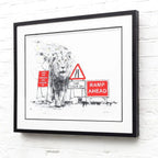 Just Crack On - Edition by artist Scott Tetlow - Wyecliffe Galleries