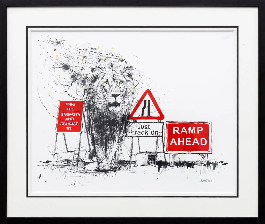 Just Crack On - Edition by artist Scott Tetlow - Wyecliffe Galleries