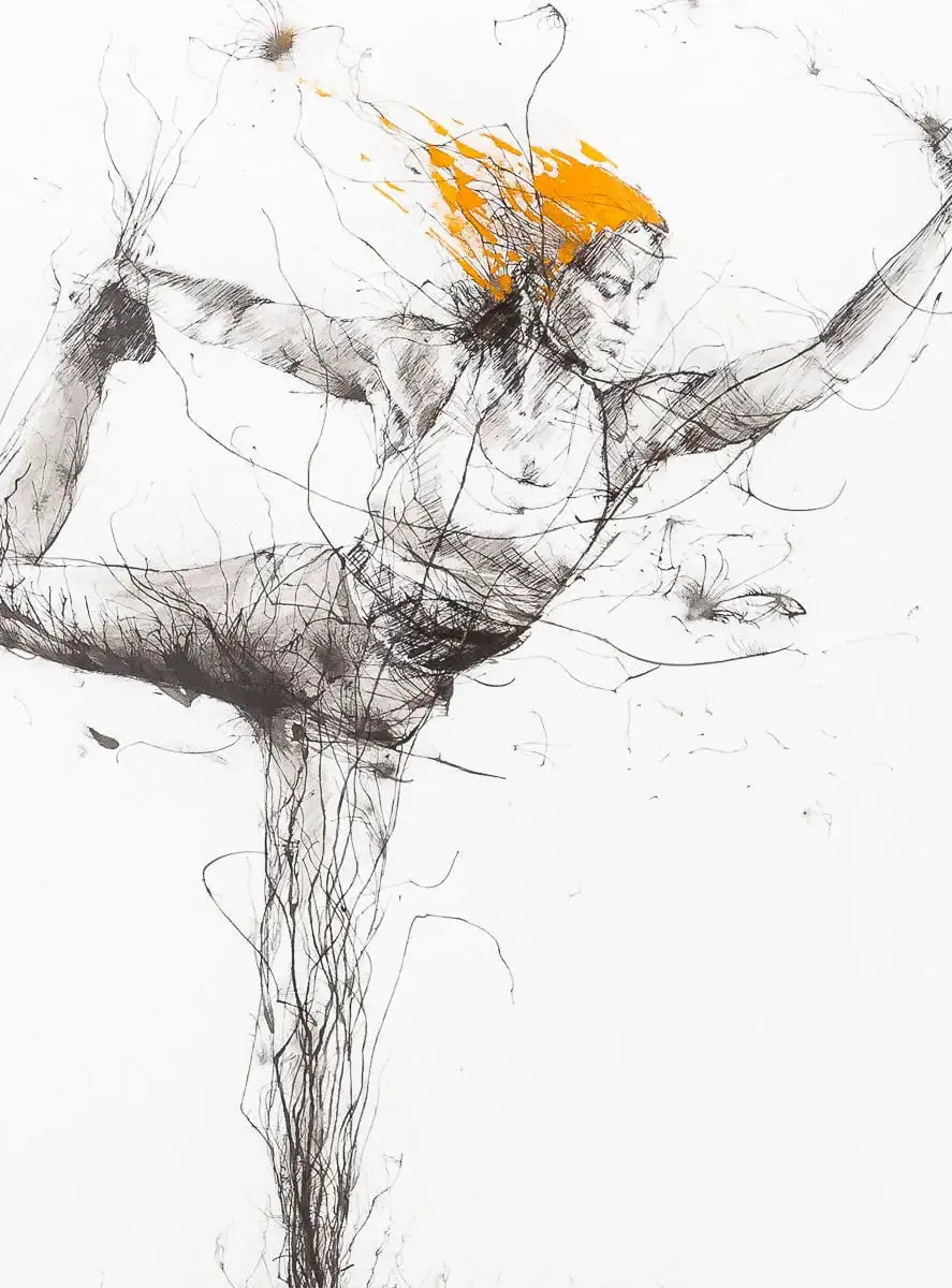 King Dancer - Original - SOLD by artist Scott Tetlow - Wyecliffe Galleries