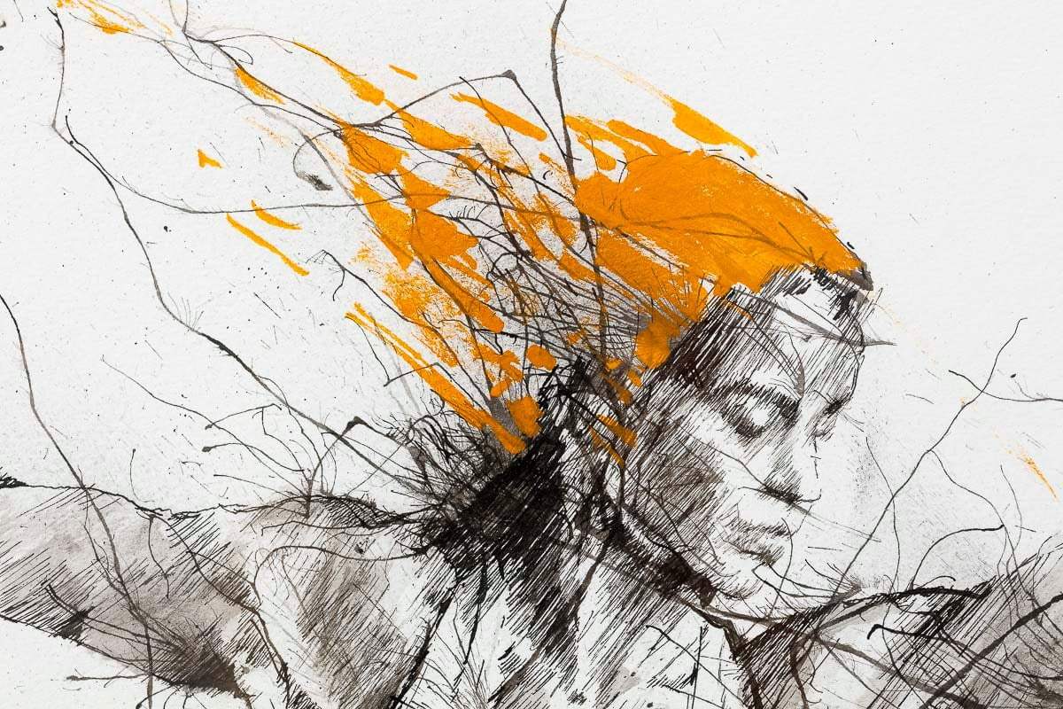 King Dancer - Original - SOLD by artist Scott Tetlow - Wyecliffe Galleries