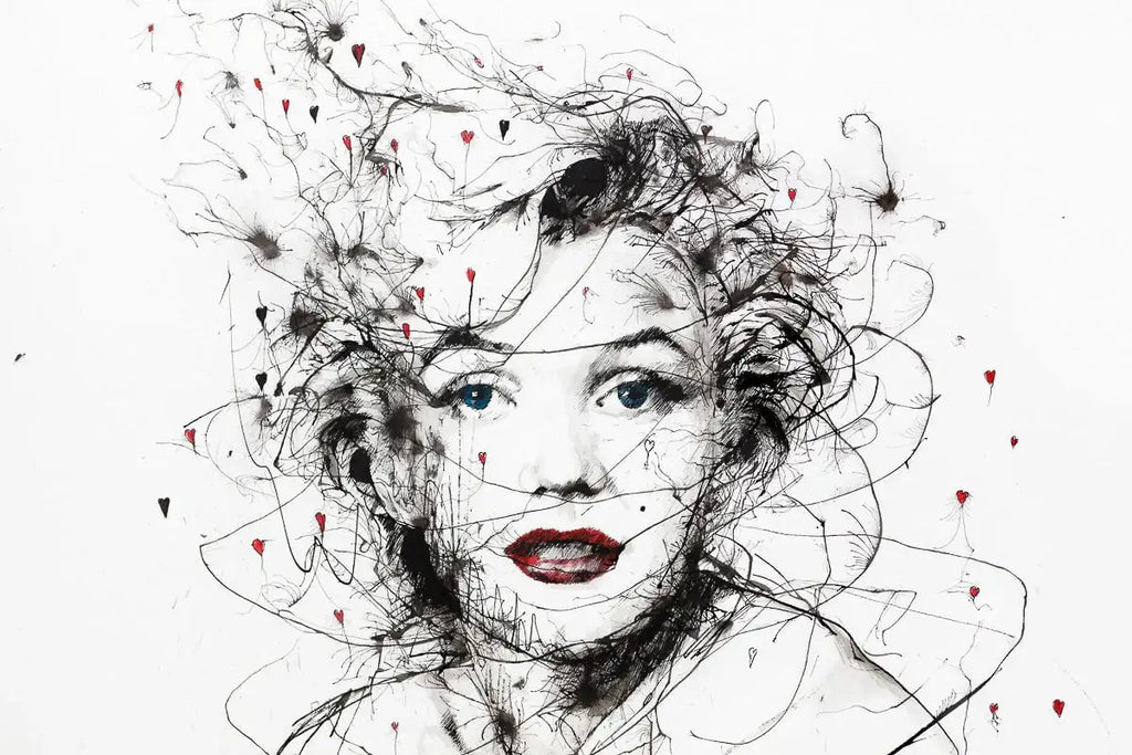 Marilyn - Original - SOLD by artist Scott Tetlow - Wyecliffe Galleries