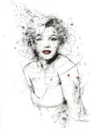 Marilyn - Original - SOLD by artist Scott Tetlow - Wyecliffe Galleries