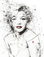 Marilyn - Original - SOLD by artist Scott Tetlow - Wyecliffe Galleries