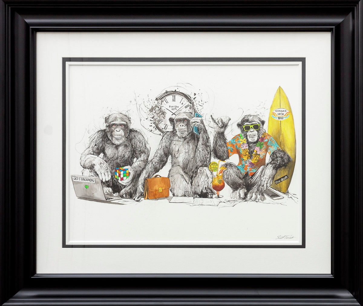 Monkey Business - Original - SOLD Scott Tetlow Original