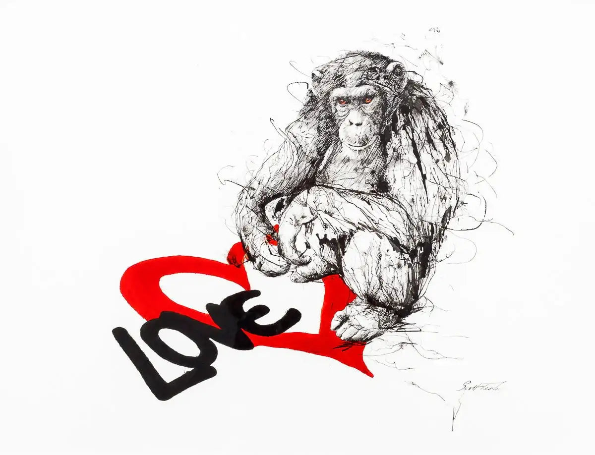 Our Love - Original by artist Scott Tetlow - Wyecliffe Galleries