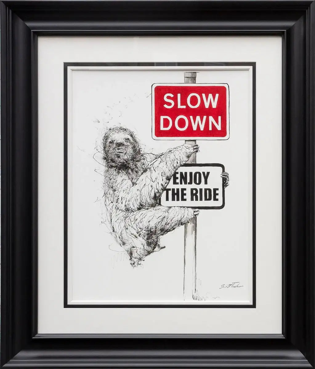 Slow Down - Original by artist Scott Tetlow - Wyecliffe Galleries