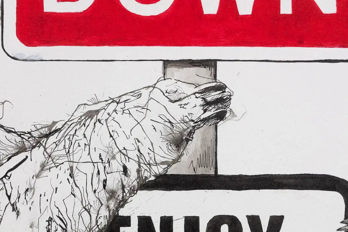 Slow Down - Original by artist Scott Tetlow - Wyecliffe Galleries