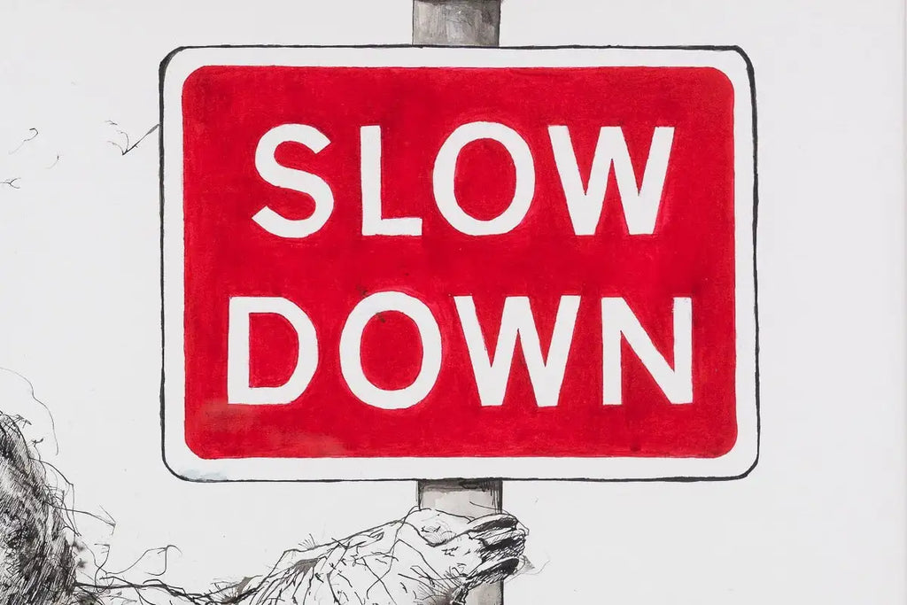 Slow Down - Original by artist Scott Tetlow - Wyecliffe Galleries