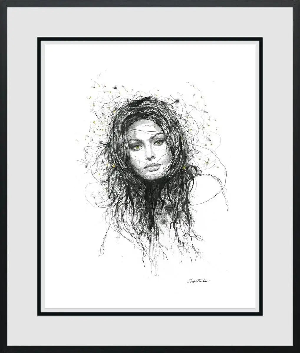 Sophia Loren - Edition by artist Scott Tetlow - Wyecliffe Galleries