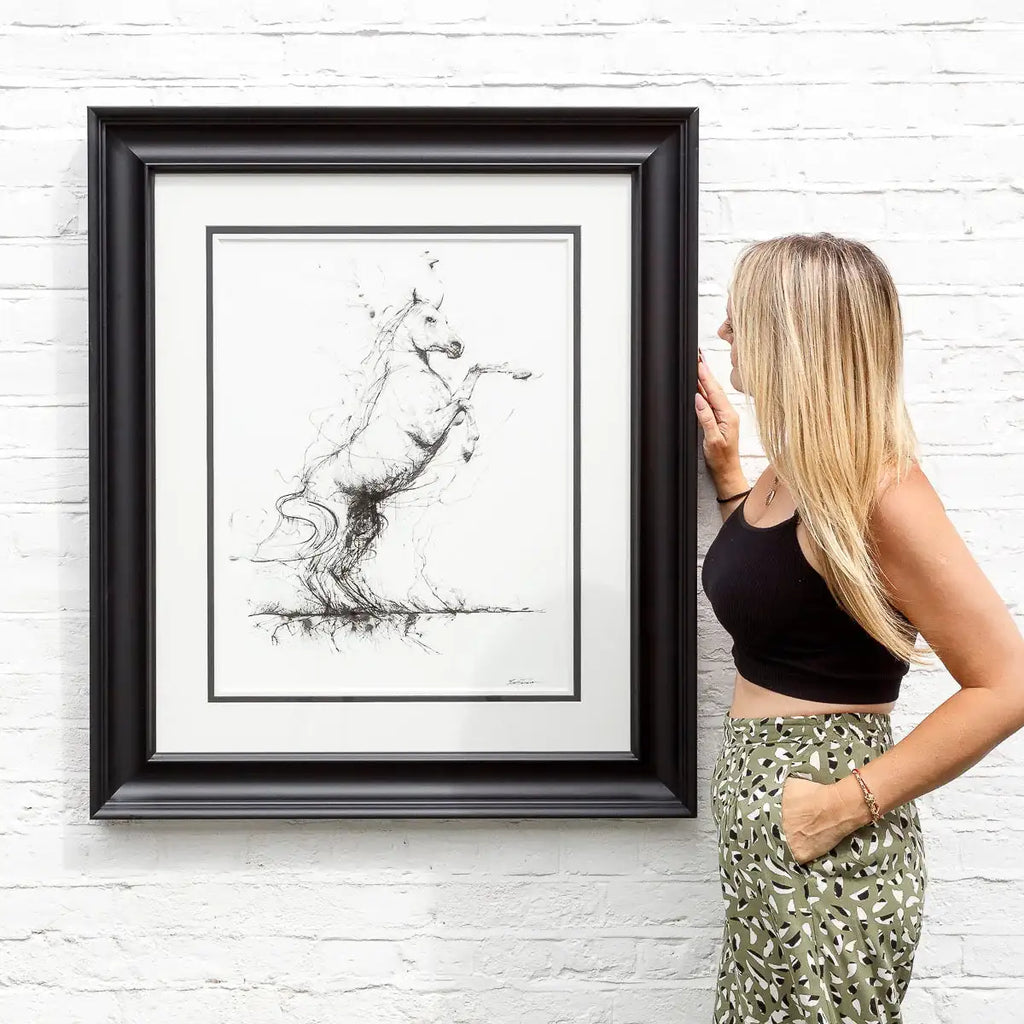 Stallion - Original - SOLD by artist Scott Tetlow - Wyecliffe Galleries