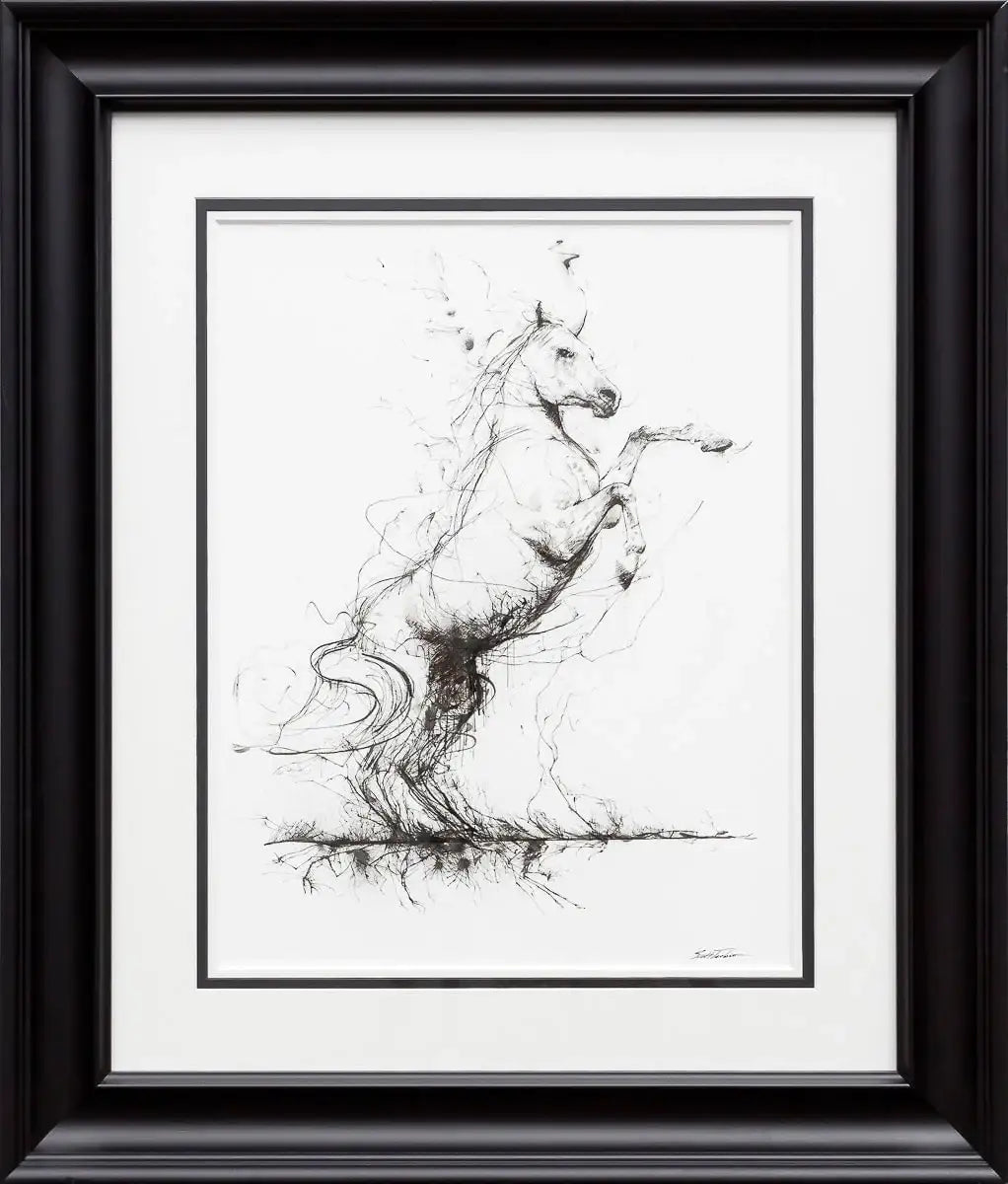 Stallion - Original - SOLD by artist Scott Tetlow - Wyecliffe Galleries