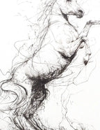 Stallion - Original - SOLD by artist Scott Tetlow - Wyecliffe Galleries