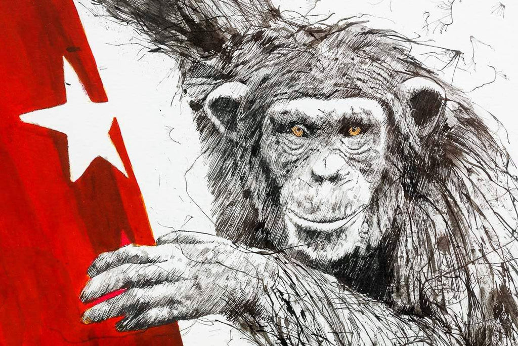 The Only Way Is Up - Original by artist Scott Tetlow - Wyecliffe Galleries