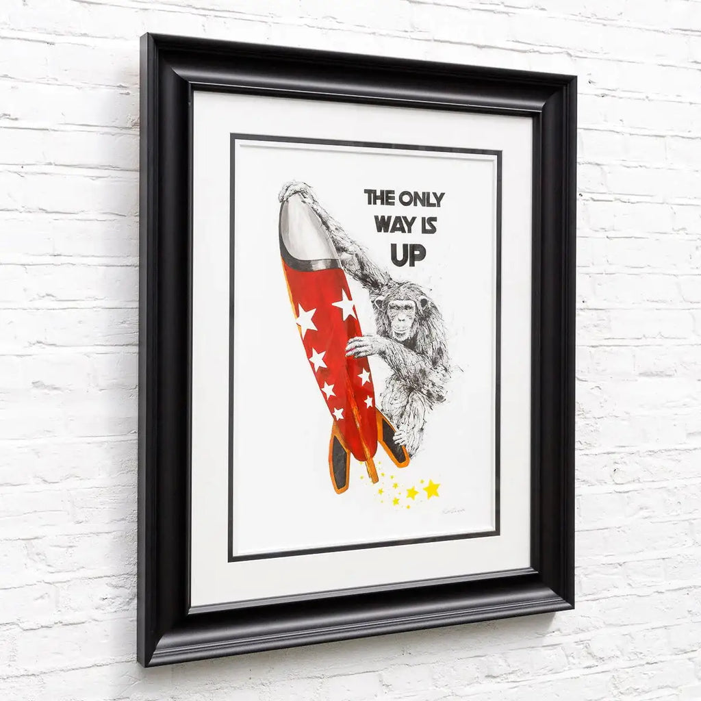 The Only Way Is Up - Original by artist Scott Tetlow - Wyecliffe Galleries